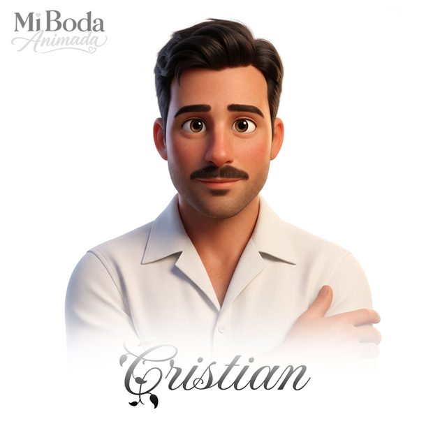 Ilustración personalizada de invitado de boda